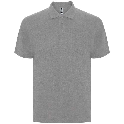 Polo personnalisable unisexe - Centauro Gris chiné